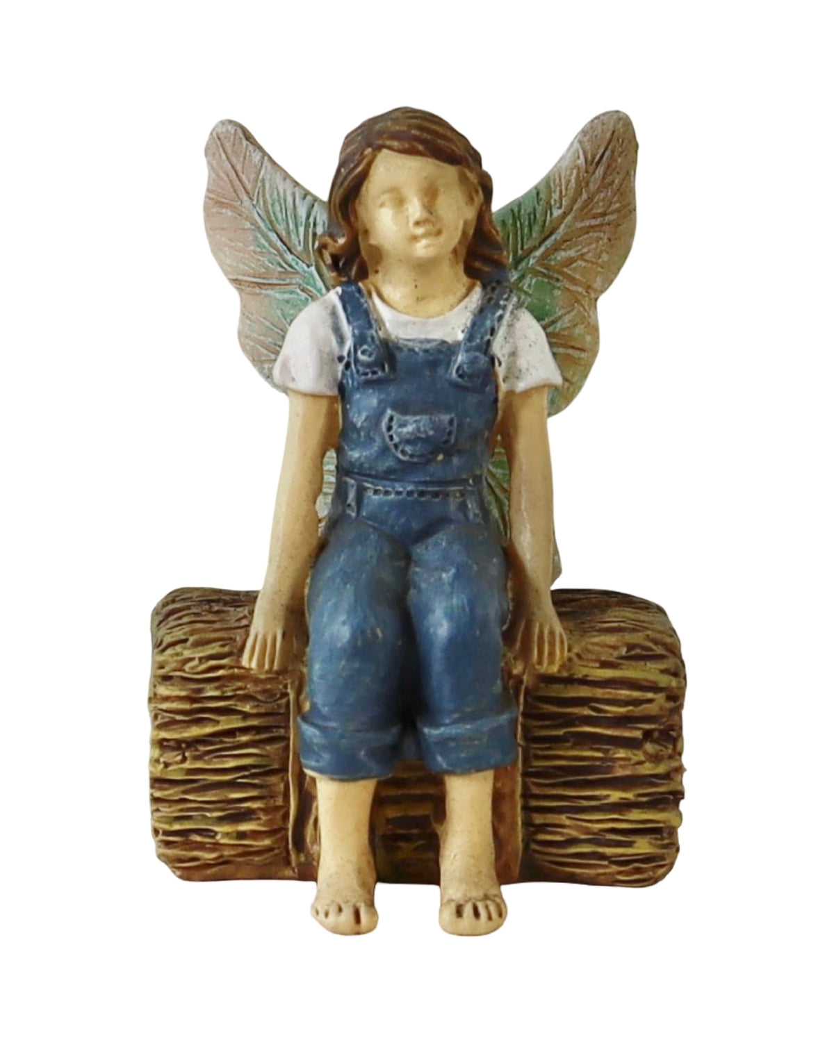 Fairy Sitting on Haystack - Outdoor Living