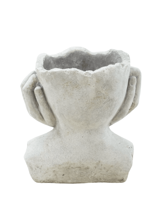 Head in Hands Planter - The Garden Corner