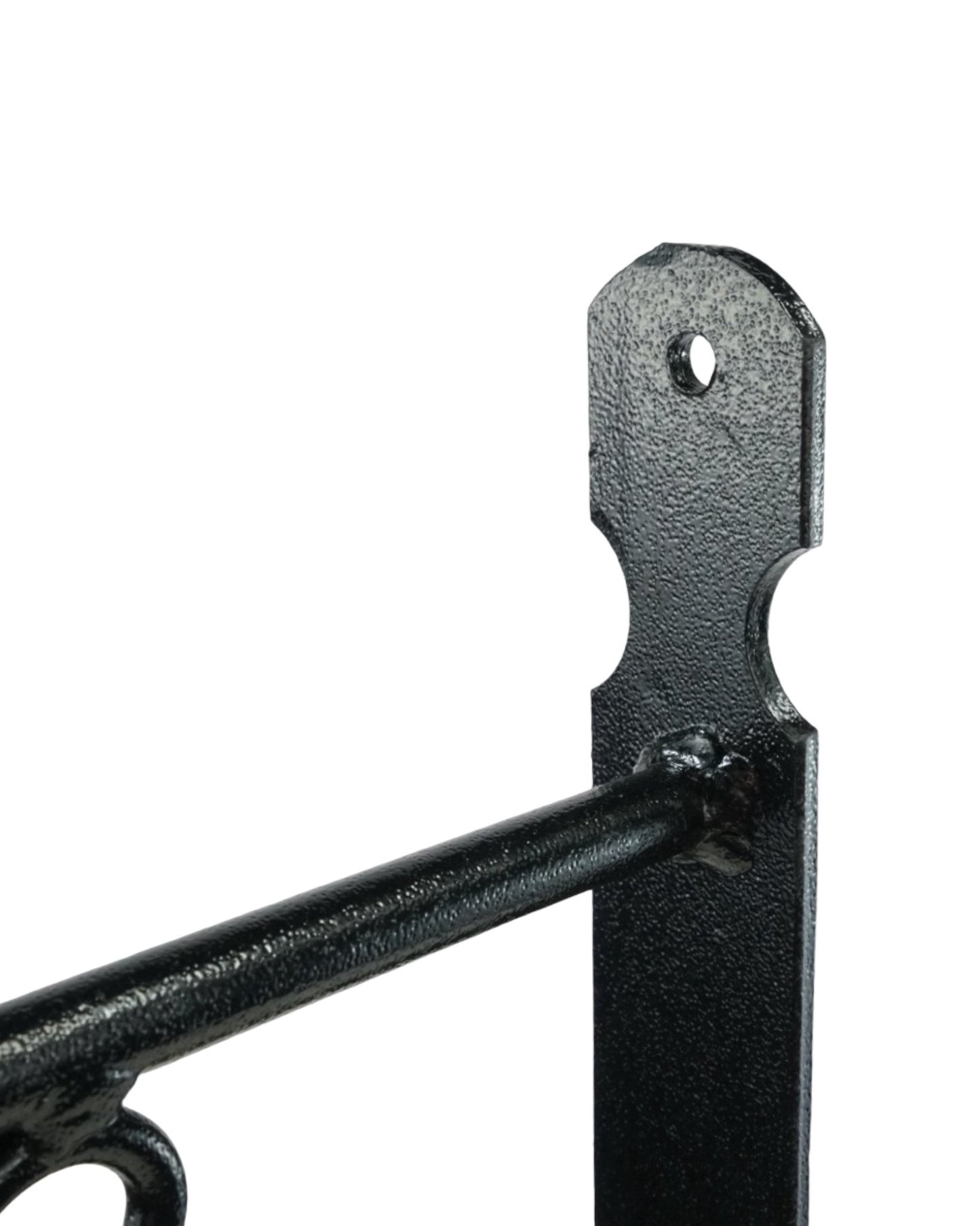 Single Curve Euro Bracket Black - The Garden Corner