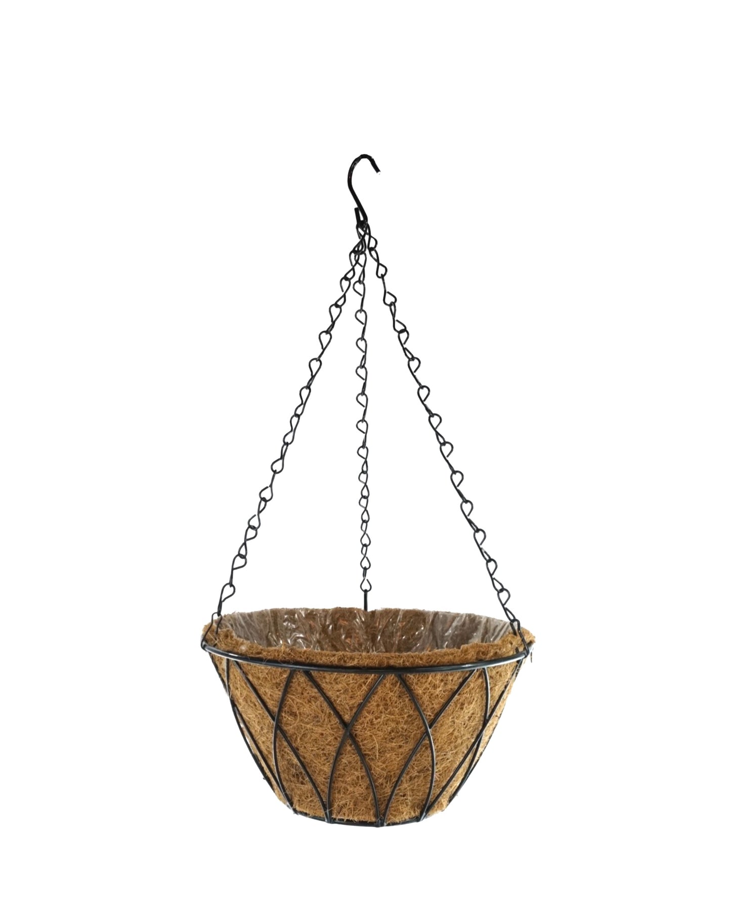 Wire Lotus Hanging Planter w/Chain - The Garden Corner