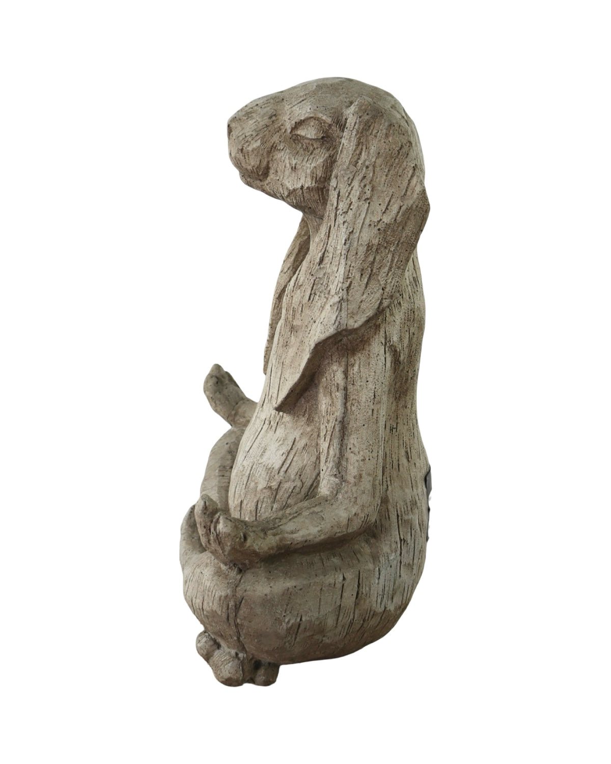 Concrete Meditating Bunny - Outdoor Living