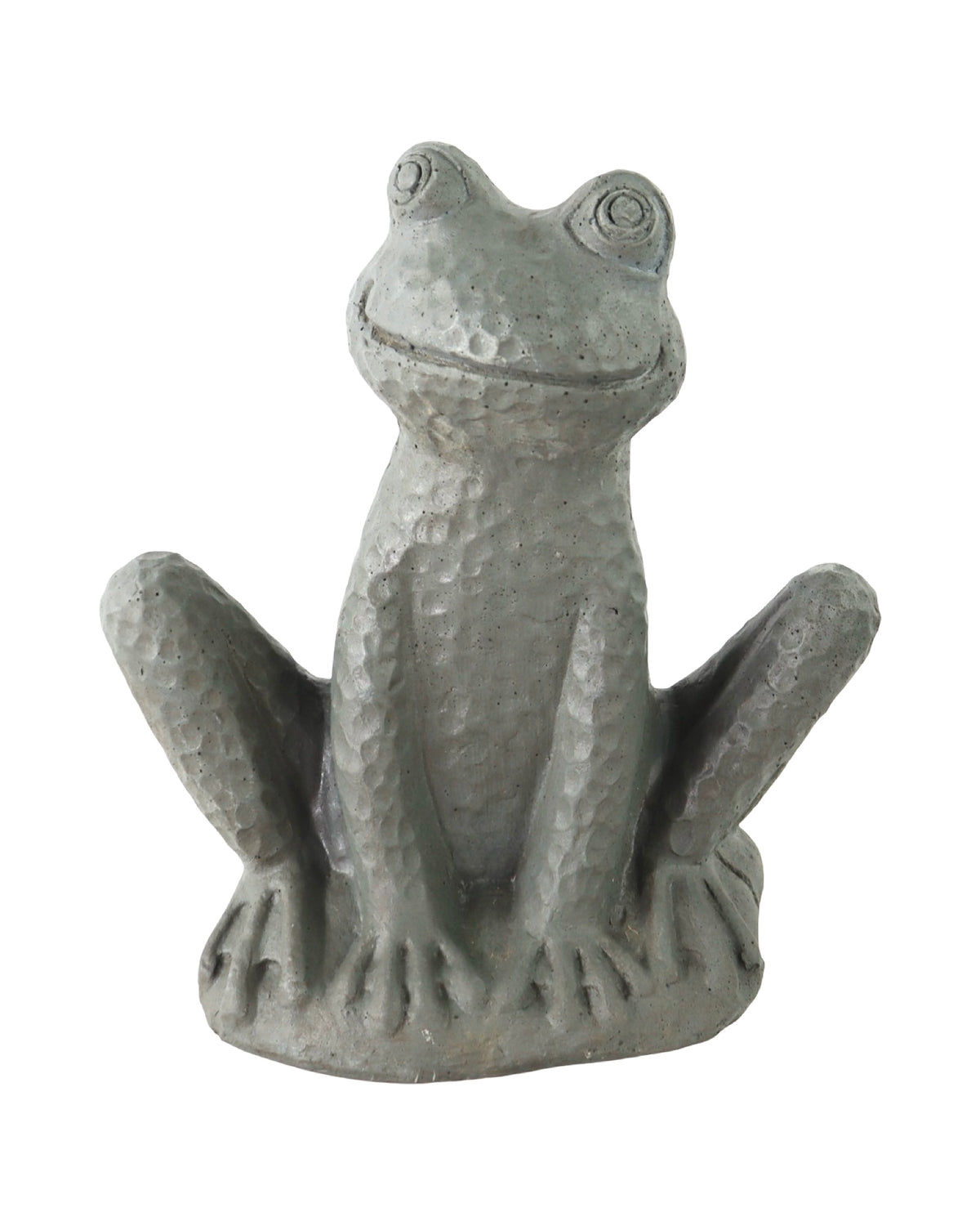 Concrete Smiley Frog - Outdoor Living
