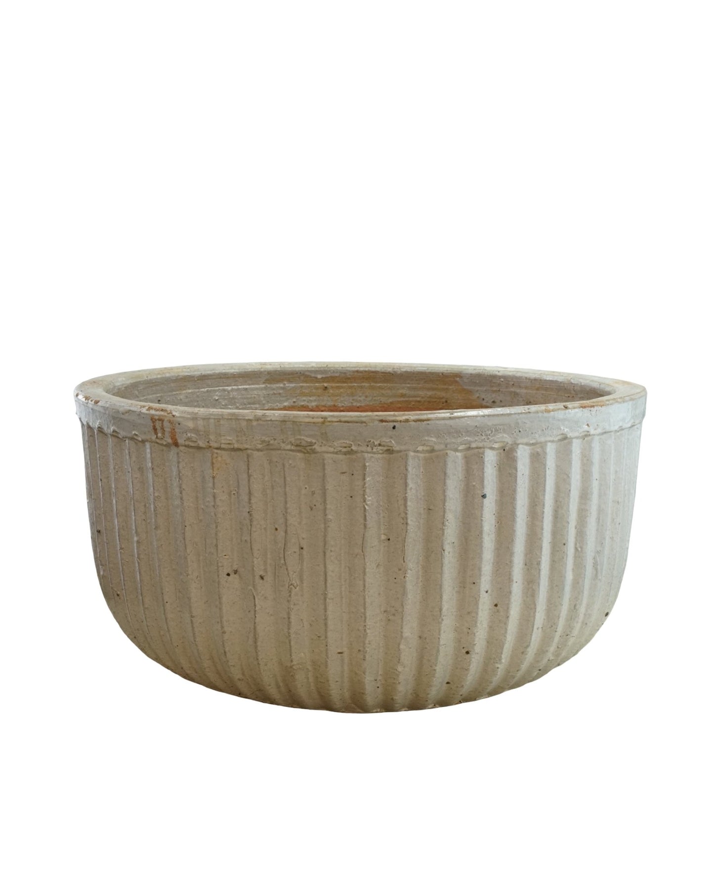 Striped Ceramic Planter - The Garden Corner