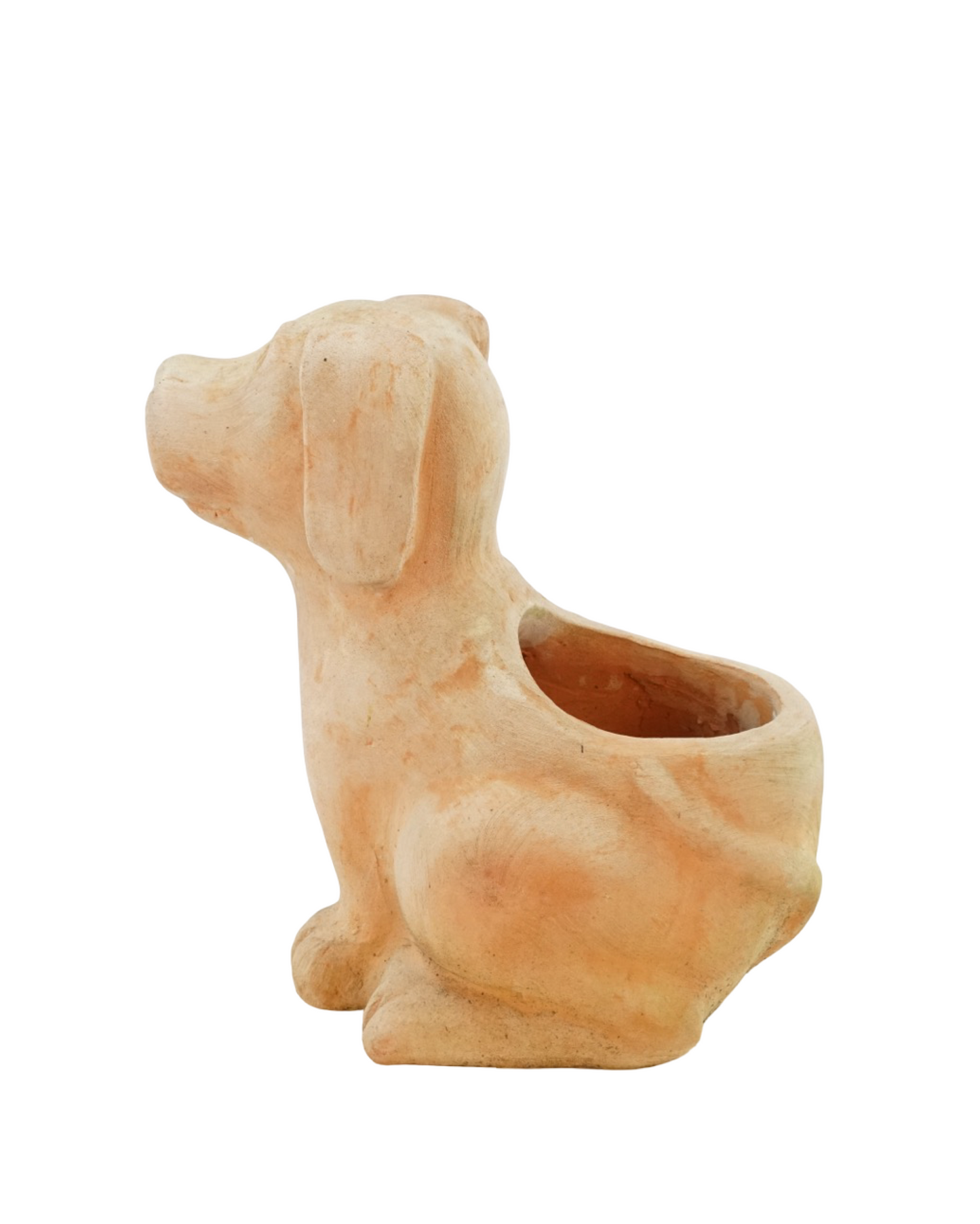 Dog Planter Terracotta - Pottery