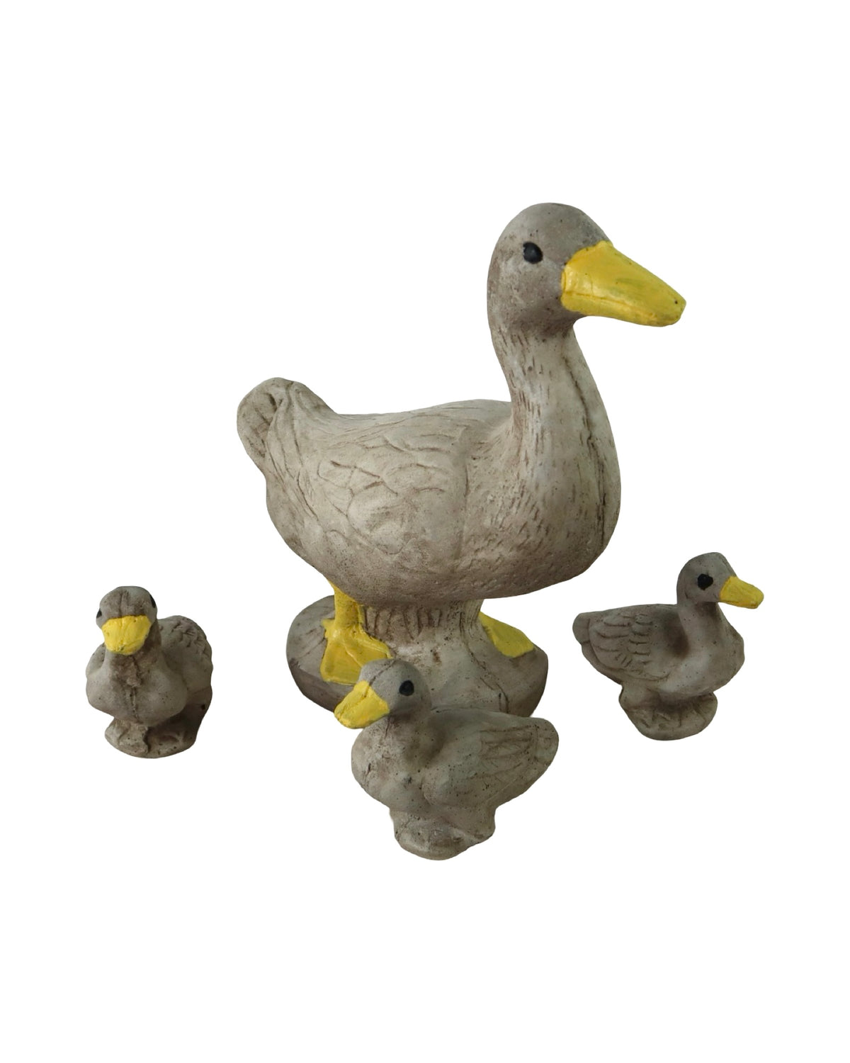 Concrete Duck Family (4 pc set) - Outdoor Living