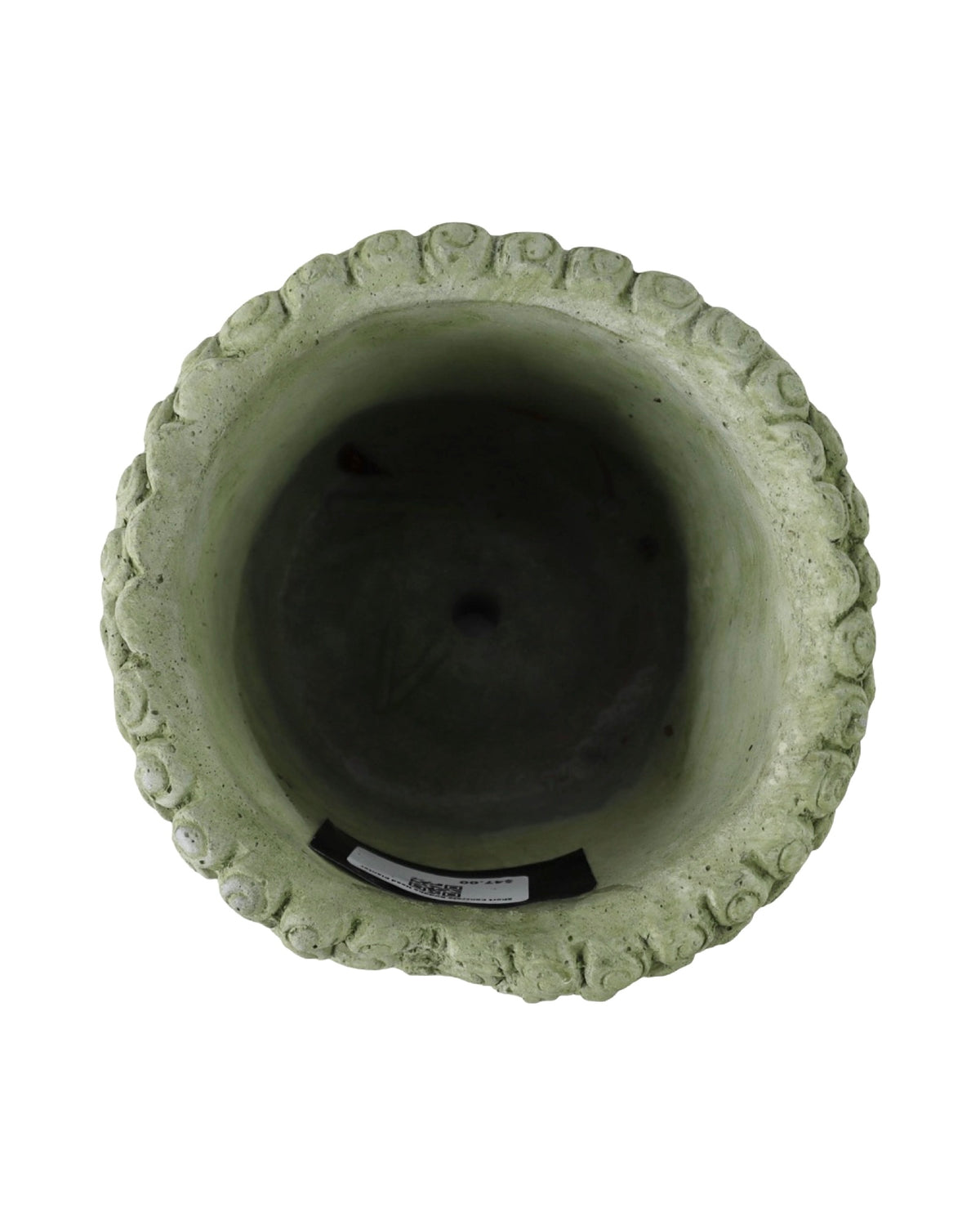 Short Concrete Buddha Head Planter - Pottery