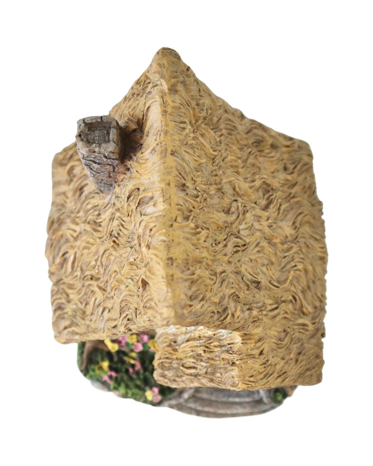 Fairy House Thatched Roof, Red Door - Outdoor Living