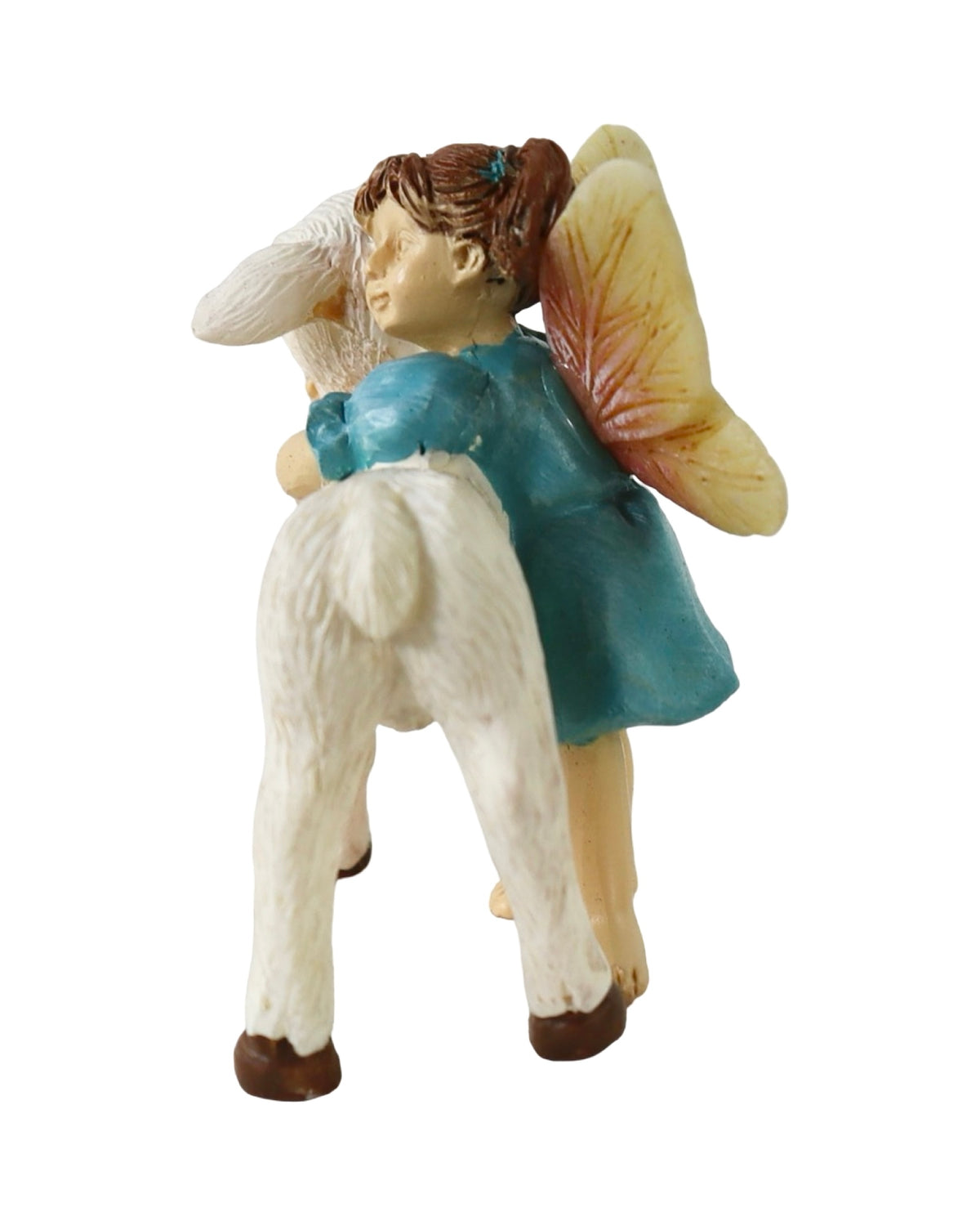 Fairy Hugging Lamb - Outdoor Living