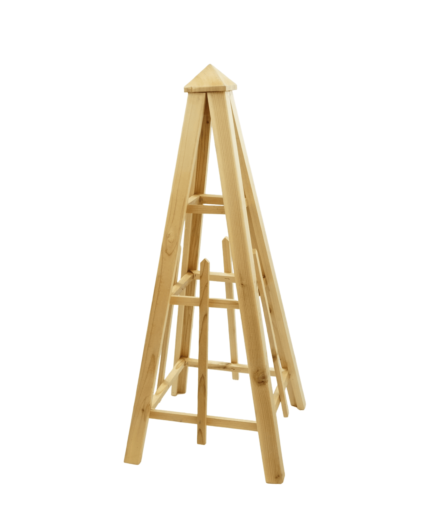 Wooden Pyramid Trellis - The Garden Corner