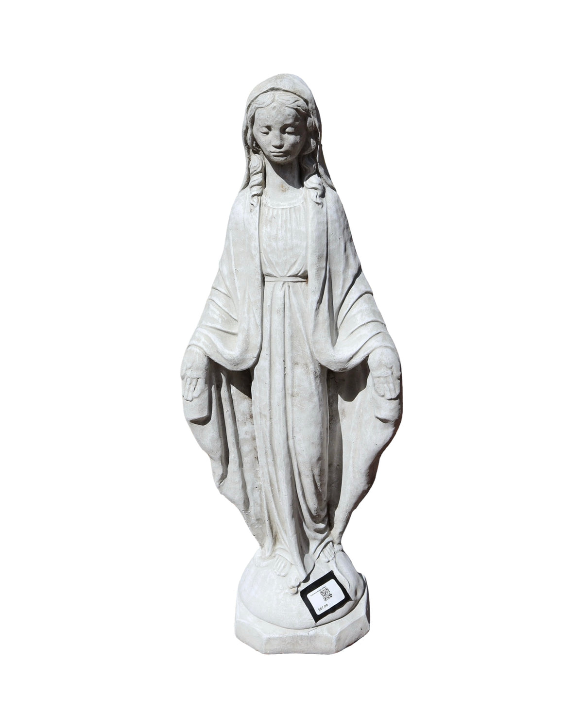 Concrete Statue of Mary - Outdoor Living