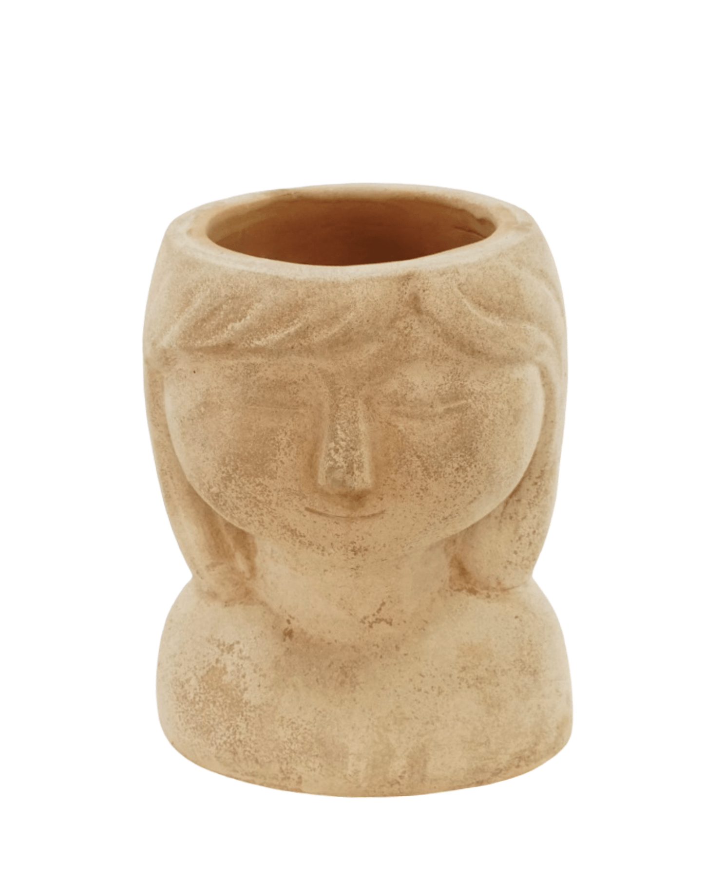 Anterra Smiling Woman Head Planter - The Garden Corner