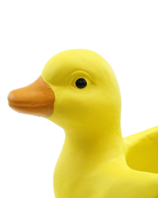 Yellow Ducky Planter - The Garden Corner