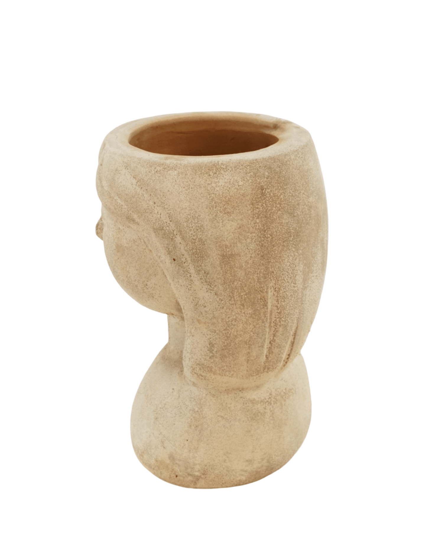 Anterra Smiling Woman Head Planter - The Garden Corner