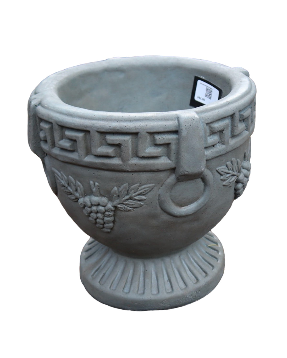 Concrete Grecian Planter - Pottery