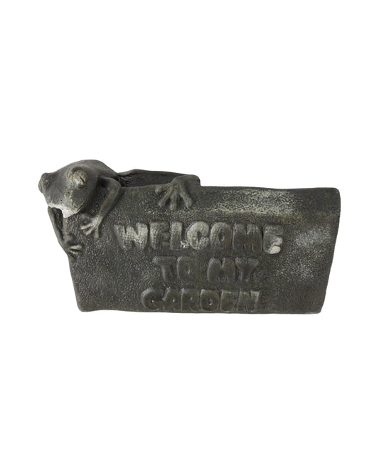 Frog Welcome Stone - Outdoor Living