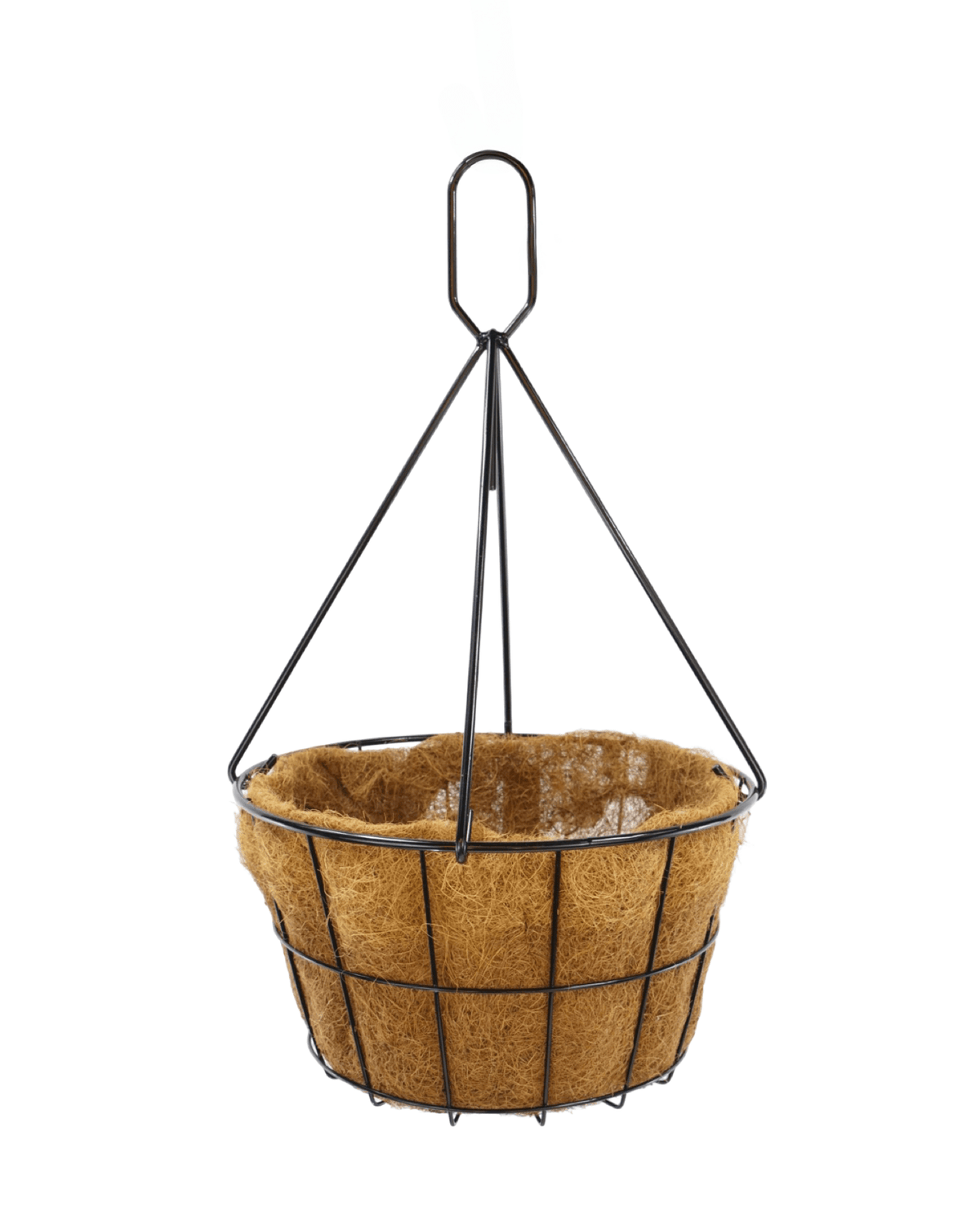 Black Grid Hanging Basket - Outdoor Living