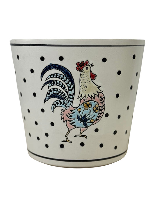 Rooster Strut Planter - Pottery