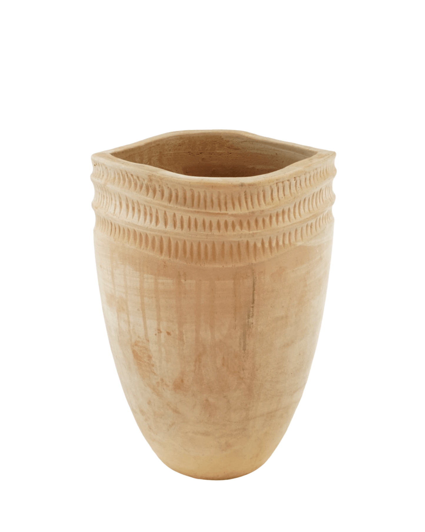 Wavy Rim Round Planter - The Garden Corner