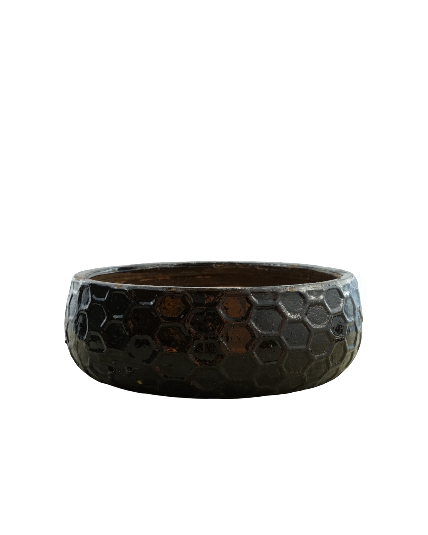 Low Bowl Brown Honeycomb