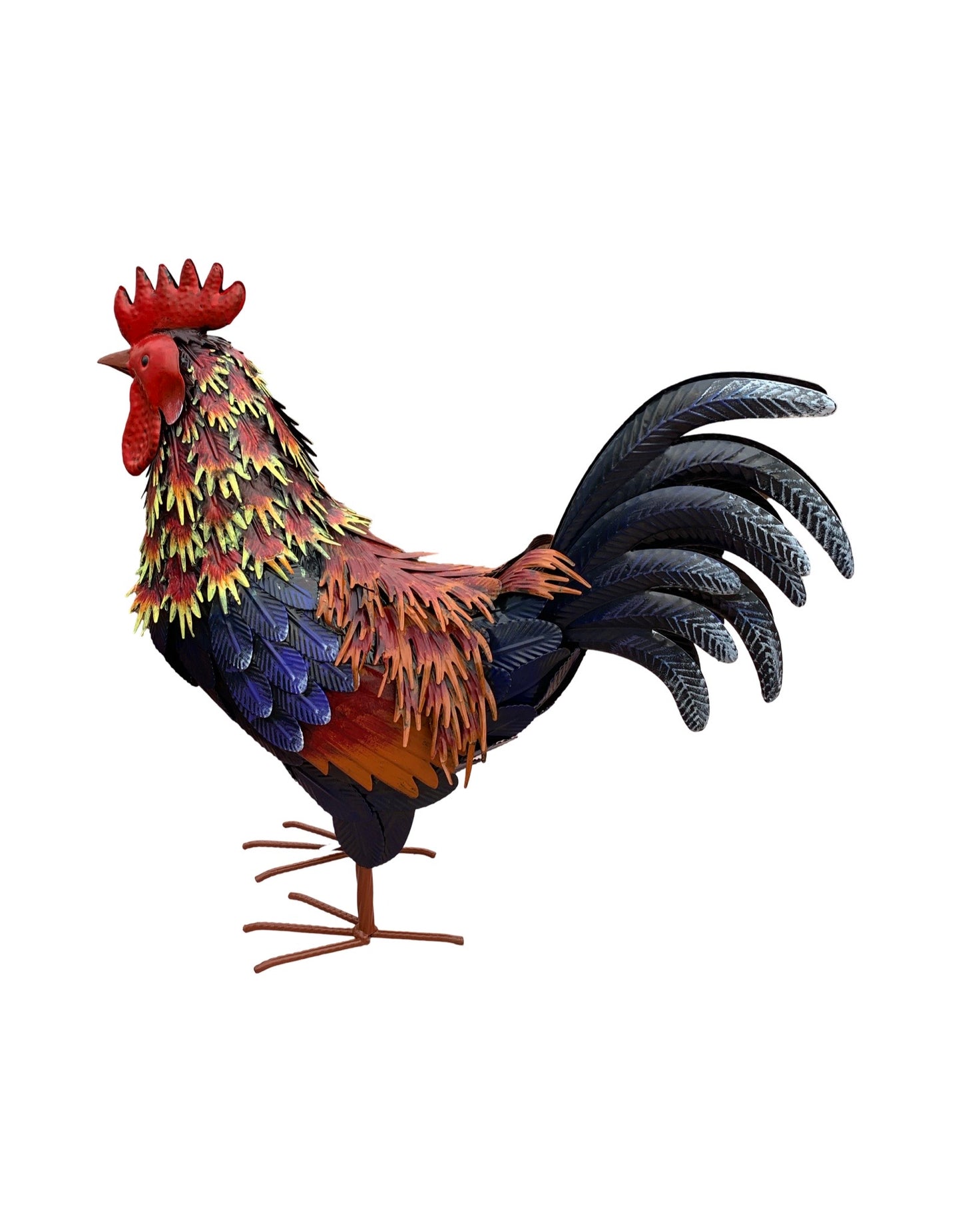 Metal Rooster - The Garden Corner