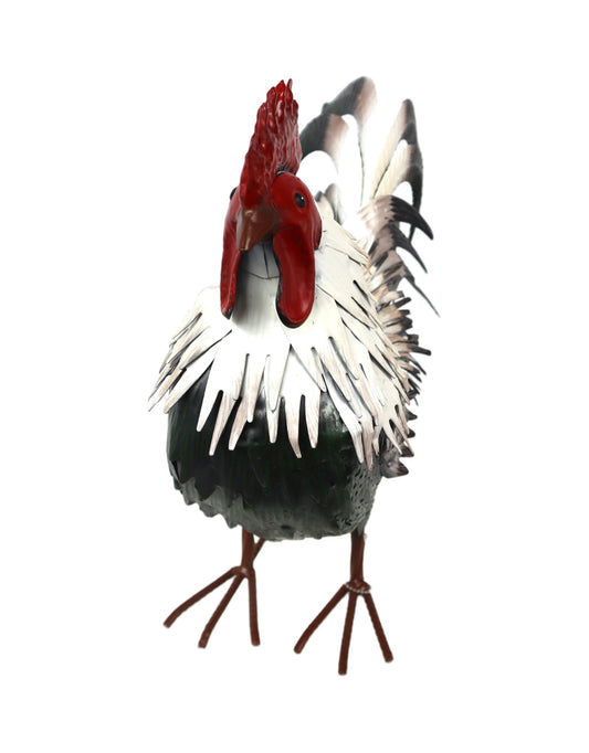 Metal Rooster - The Garden Corner