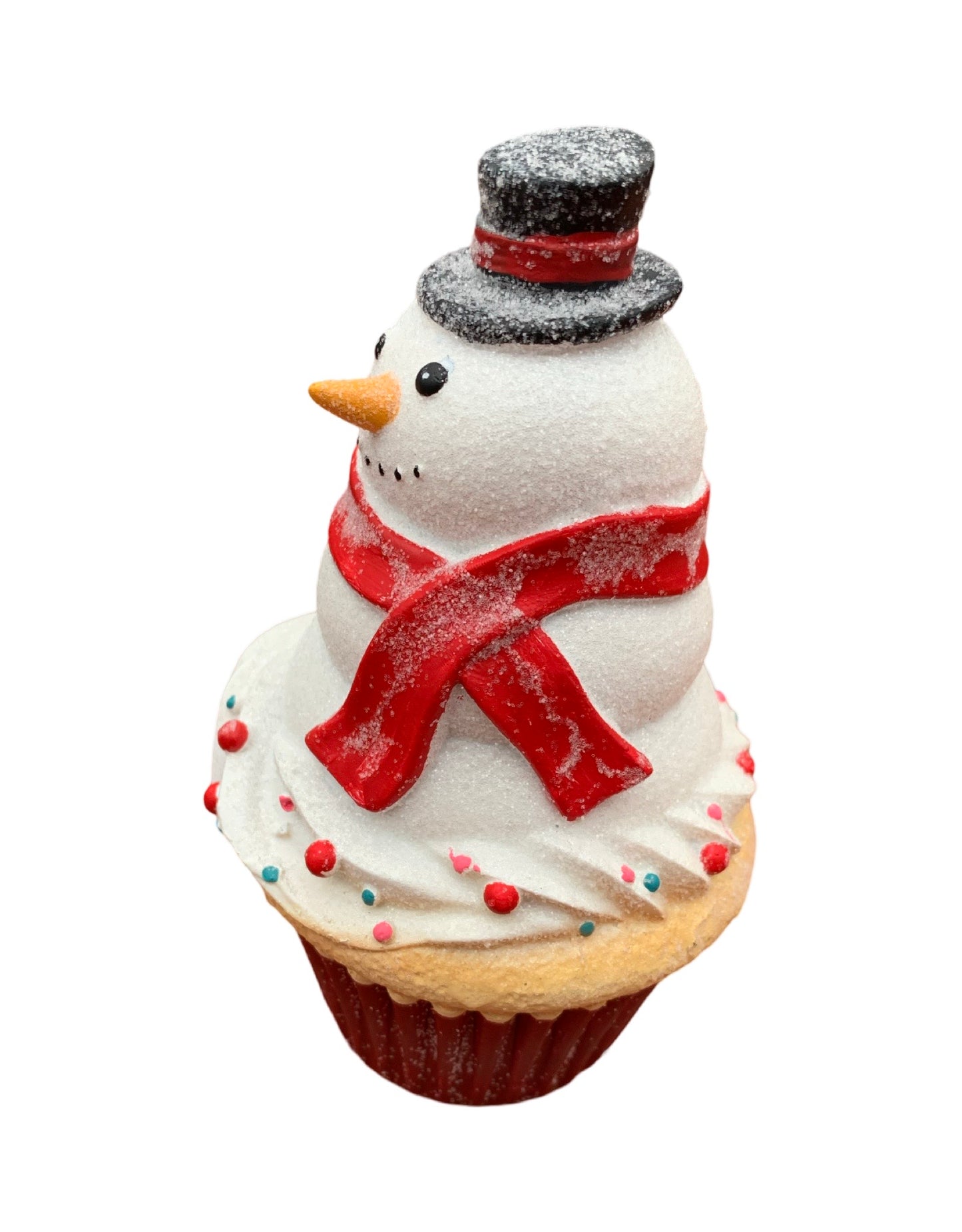 Resin Cupcake Snowman