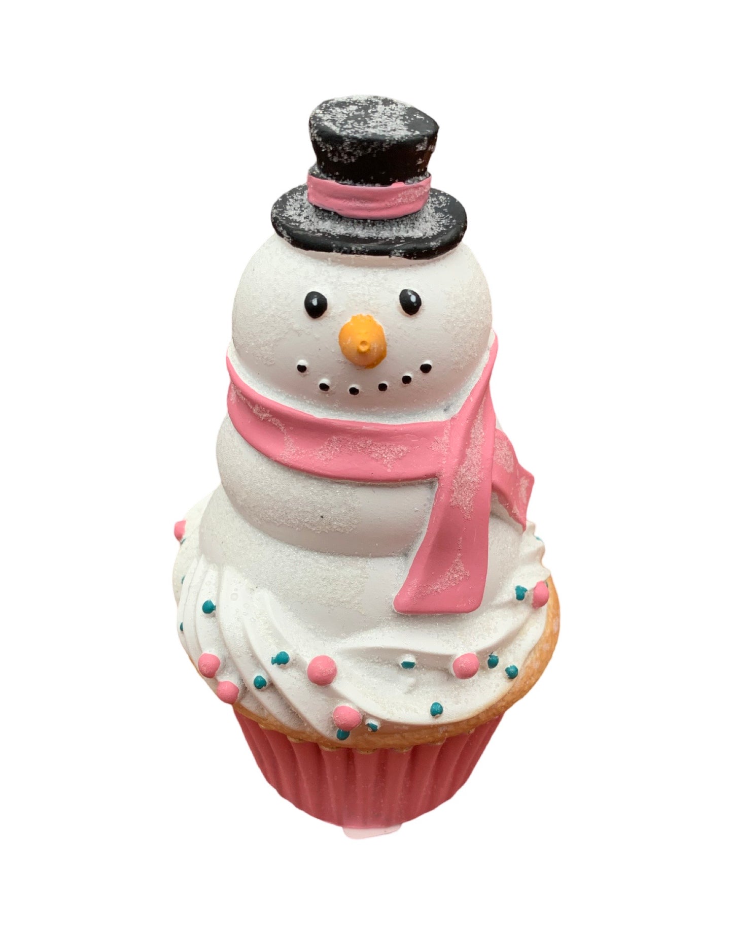 Resin Cupcake Snowman