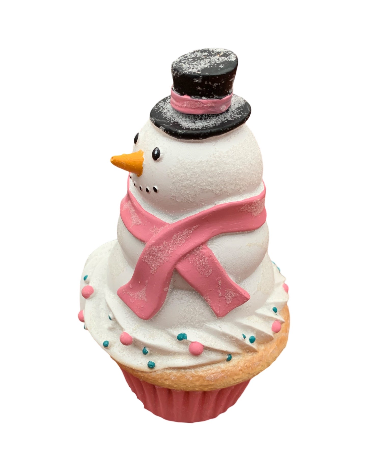 Resin Cupcake Snowman