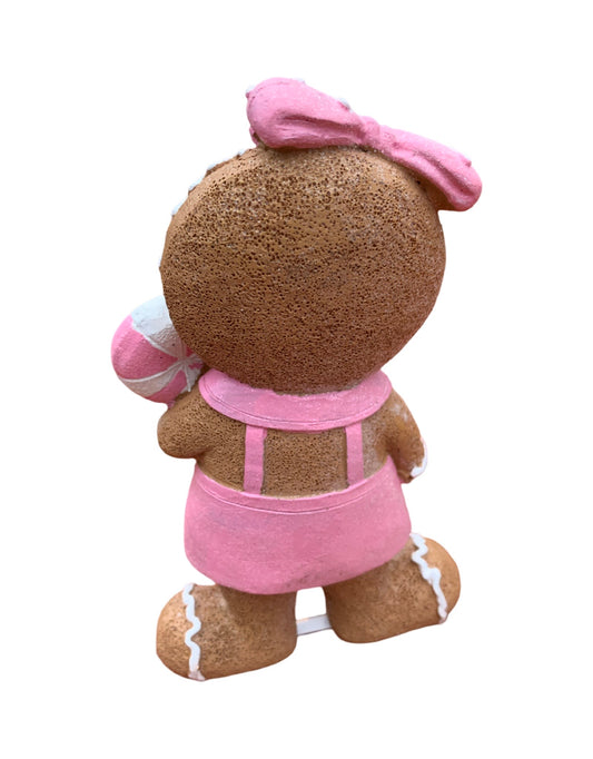 Resin Gingerbread Kids - The Garden Corner