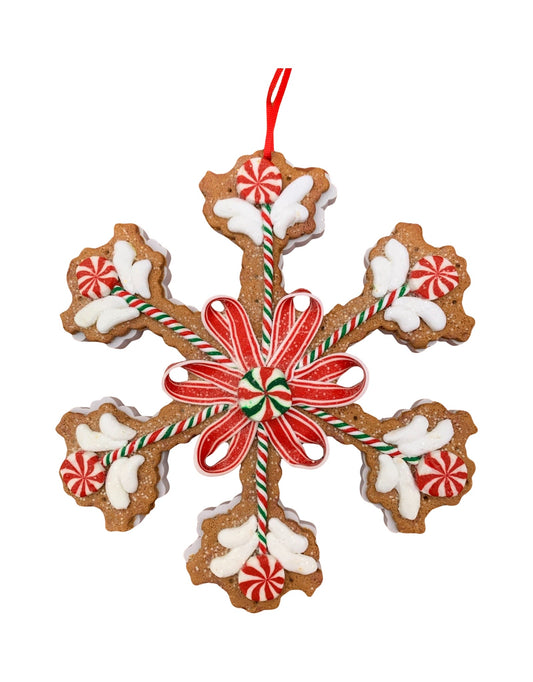 Clay Dough Candy Snowflake Ornament - The Garden Corner