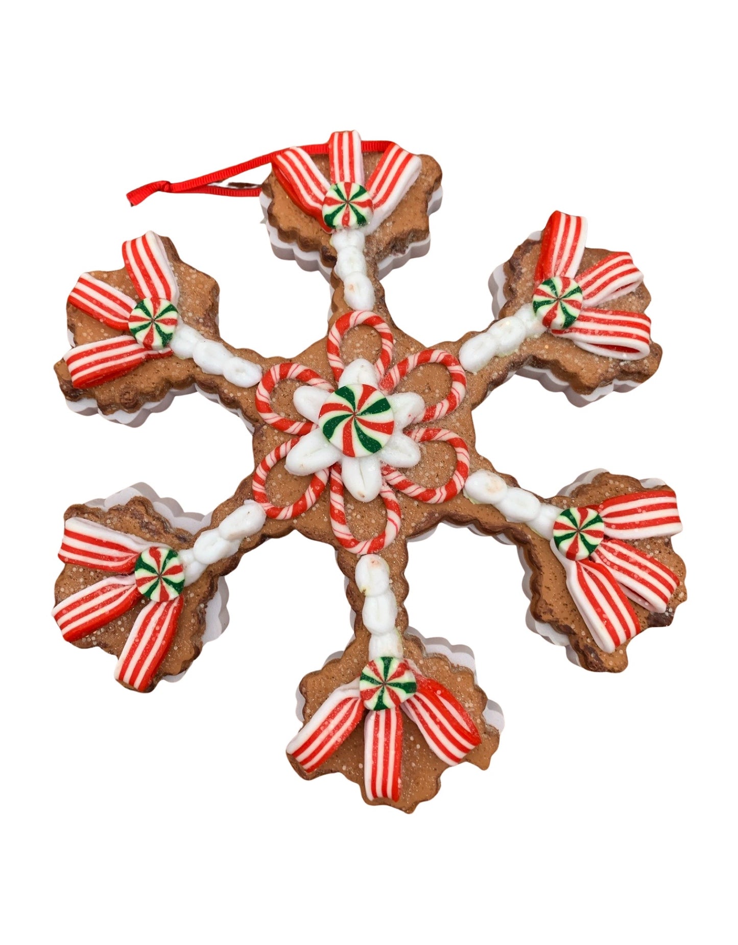 Clay Dough Candy Snowflake Ornament - The Garden Corner