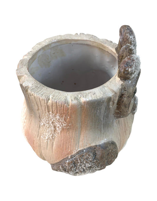 Ollie Owl Ceramic Wood Pot - The Garden Corner