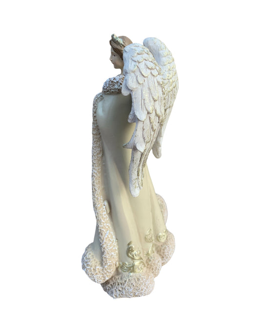 Resin Champagne Angel - The Garden Corner