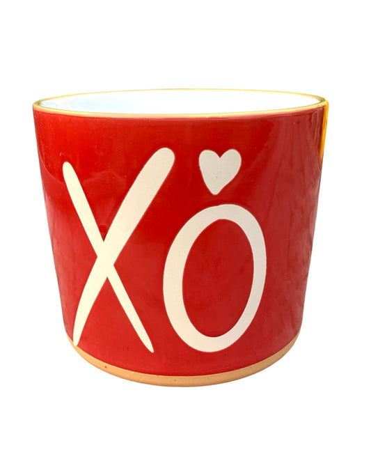 XO Heart Pot - The Garden Corner
