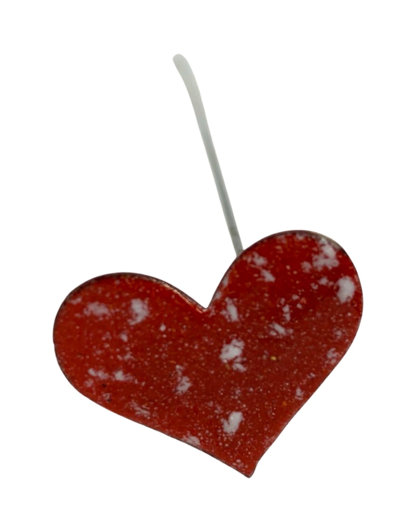 Copper Enamel Heart - The Garden Corner