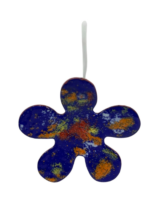 Copper Enamel Flower - The Garden Corner