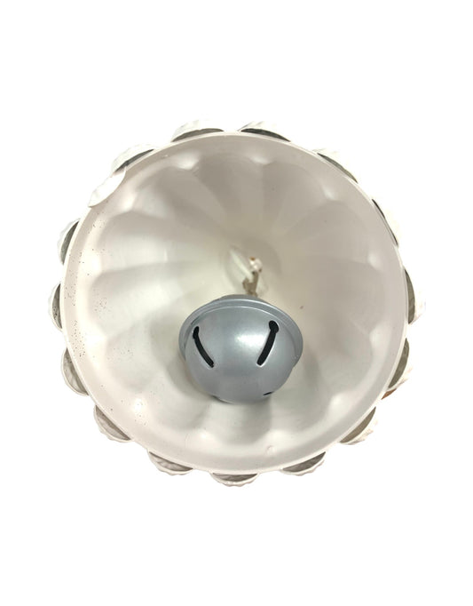 Bell Ribbed Matte White - The Garden Corner