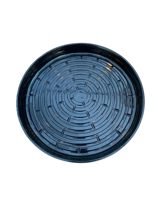 Black Vinyl Heavy - duty Plant Saucer - The Garden Corner