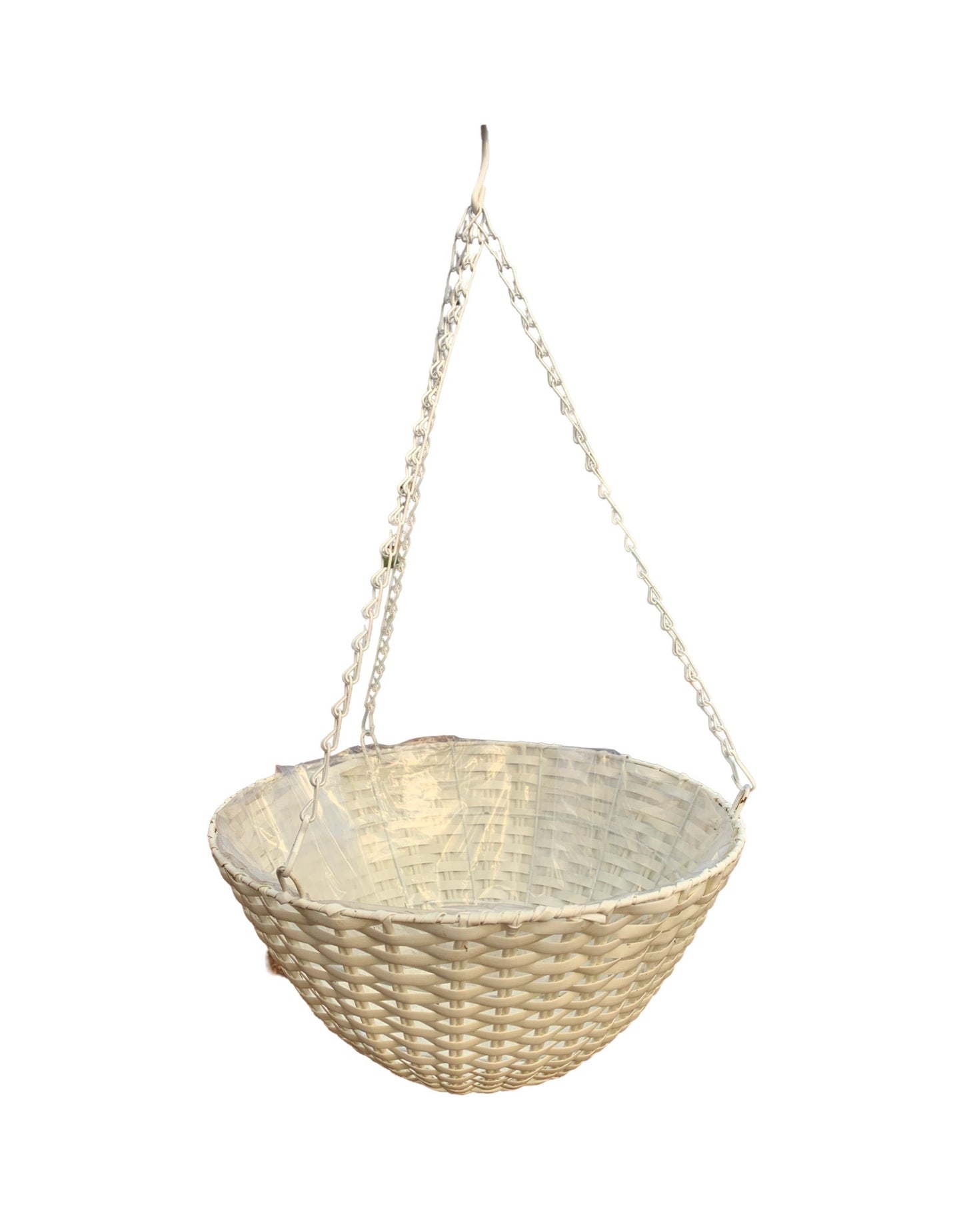 Resin Woven Hanging Basket - The Garden Corner