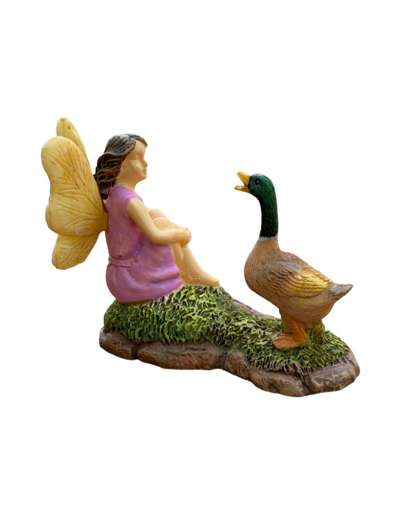 Fairy Duck Conversation - Outdoor Living