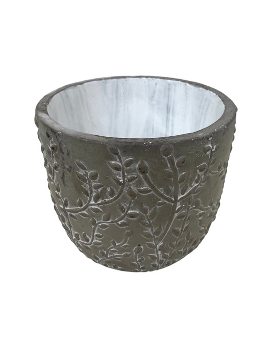 Vine Cement Pot - The Garden Corner