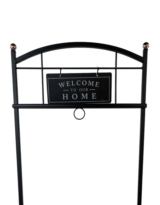 Welcome Home Hanging Basket Stand - The Garden Corner