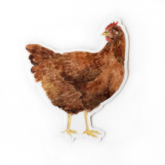 Chicken Vinyl Sticker - The Garden Corner