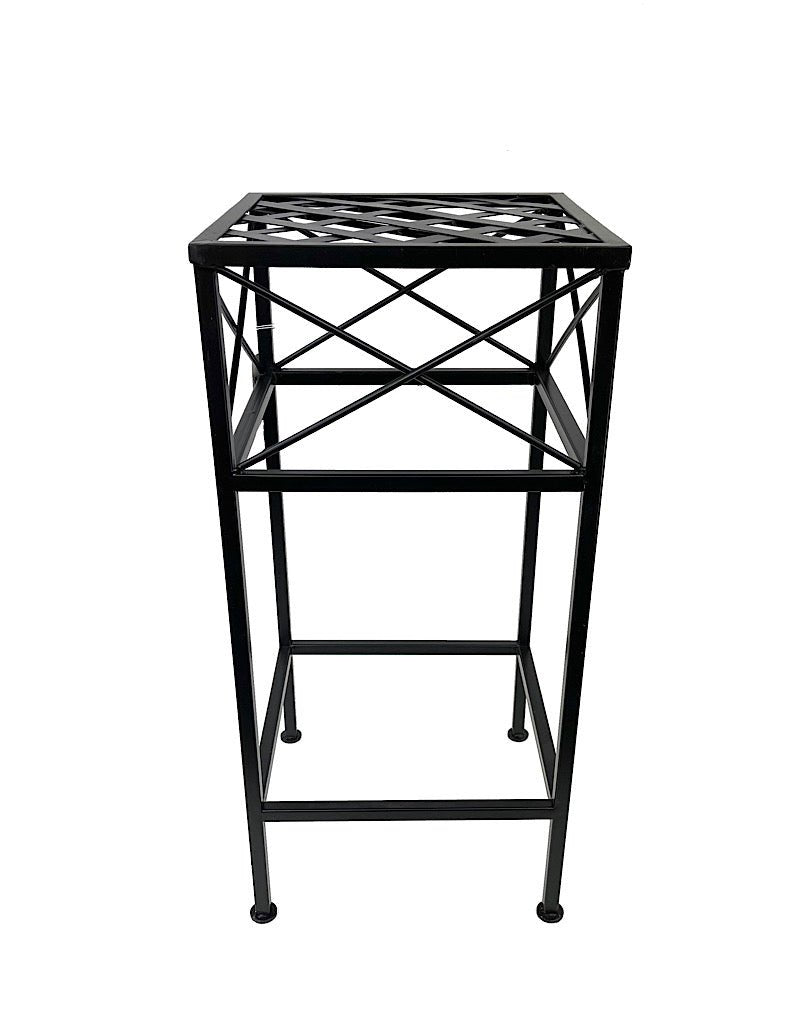 Nested Cross Hatch Plant Stand - The Garden Corner