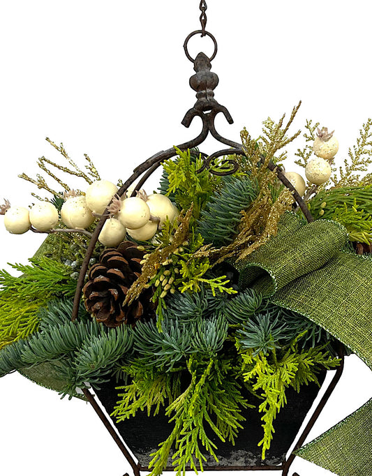 Designer Holiday Planter #16 - Christmas Greens