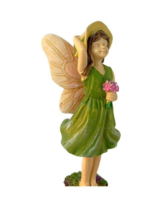 Fairy with Sunhat - The Garden Corner
