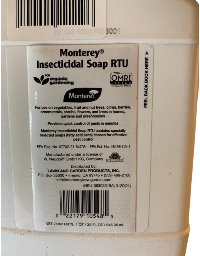 Monterey Insecticidal Soap RTU 32 Ounce - The Garden Corner
