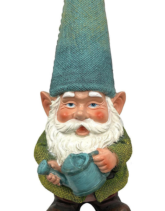 Gnome Holding Water Can - The Garden Corner