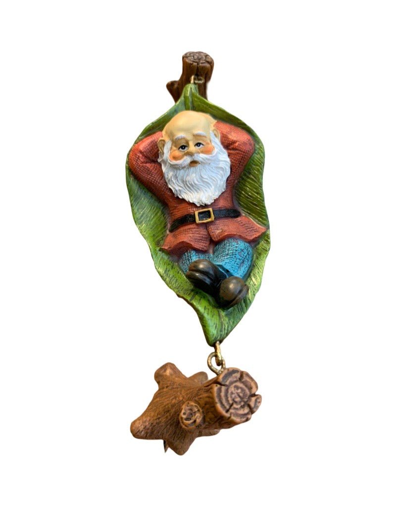 Fairy Gnome in Hammock - The Garden Corner