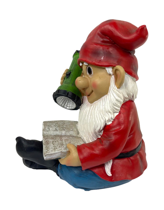 Flashlight Freddie Solar Gnome - The Garden Corner